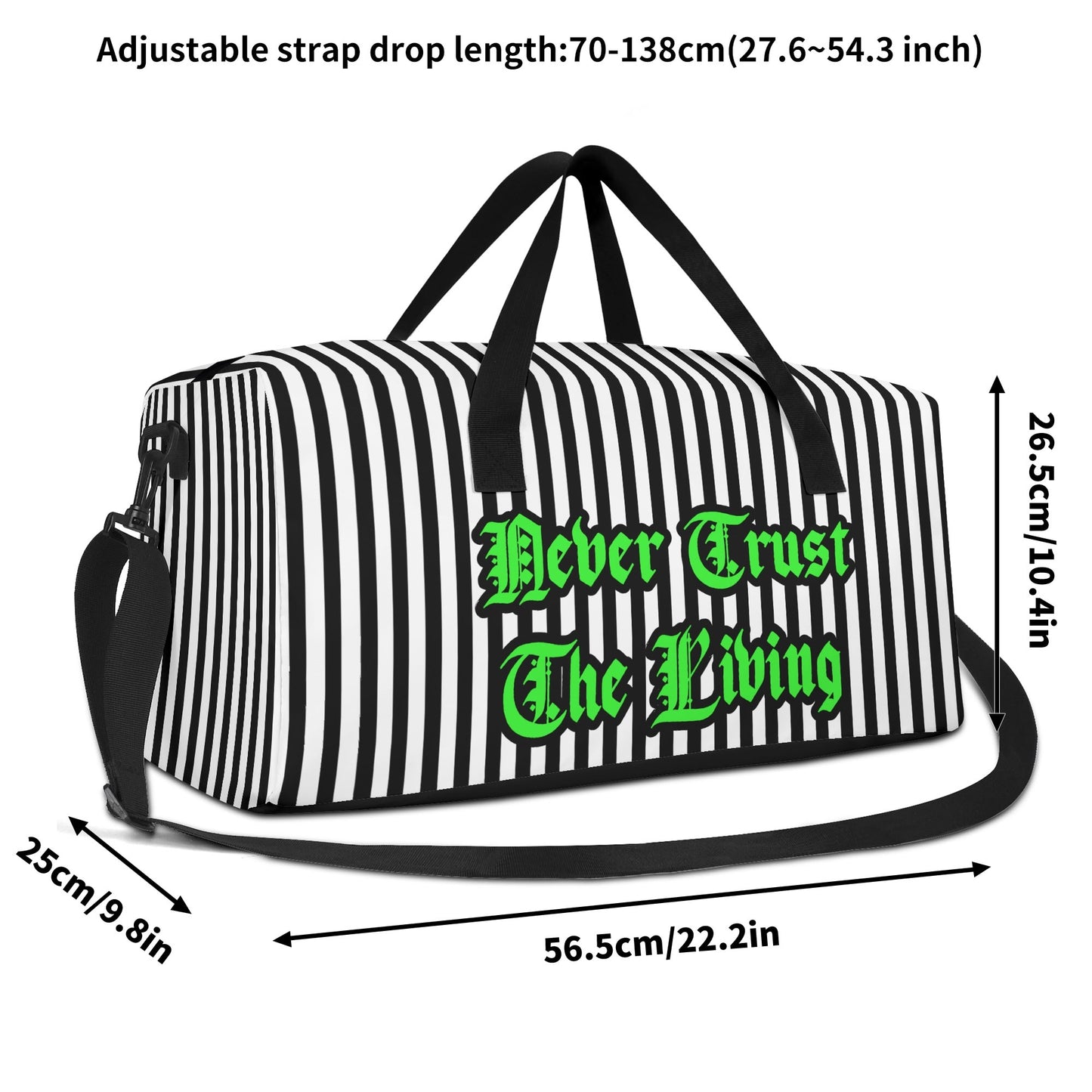 Never Trust The Living Duffle Bag