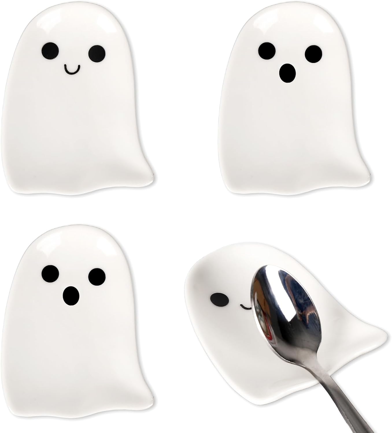 White Ghost Spoon Rest
