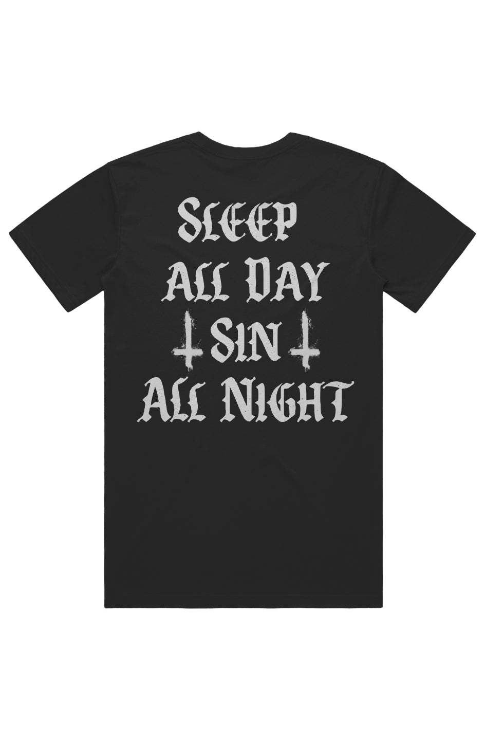 Sleep All Day Sin All Night Sinner Tee