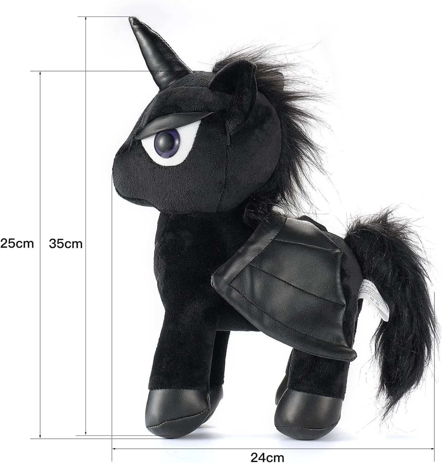 Dark Unicorn Plush