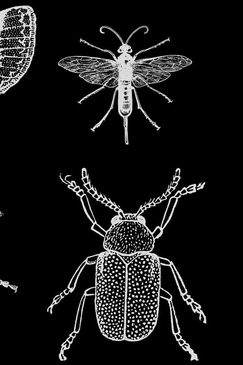 Gothic Insect Tapestry