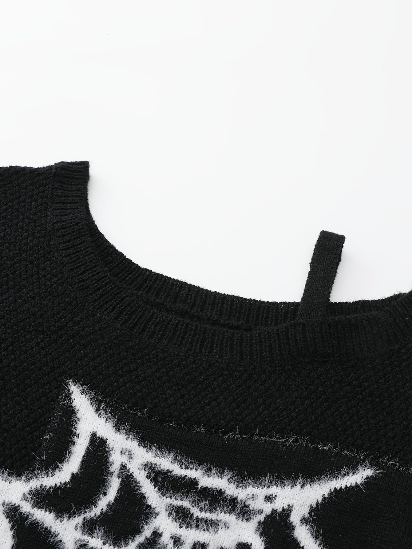 Spider Web Knitted Sweater