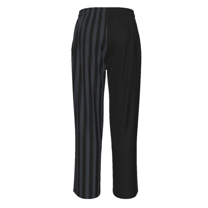 Leviathan Cross Split Contrast Striped Pajama Pants