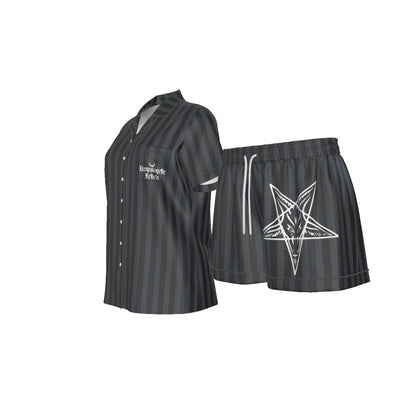 Stripped Pentagram Baphomet Pajama Set