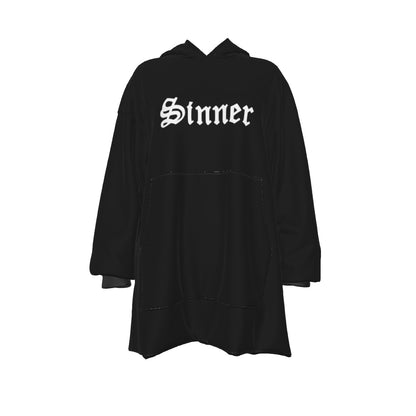 Sinner Fleece Hoodie Blanket
