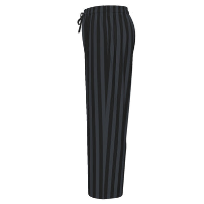 Leviathan Cross Split Contrast Striped Pajama Pants