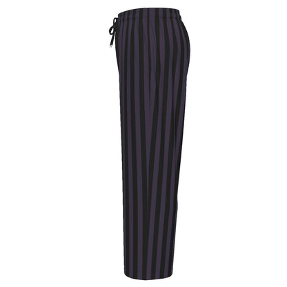 Unholy Split Contrast Striped Pajama Pants