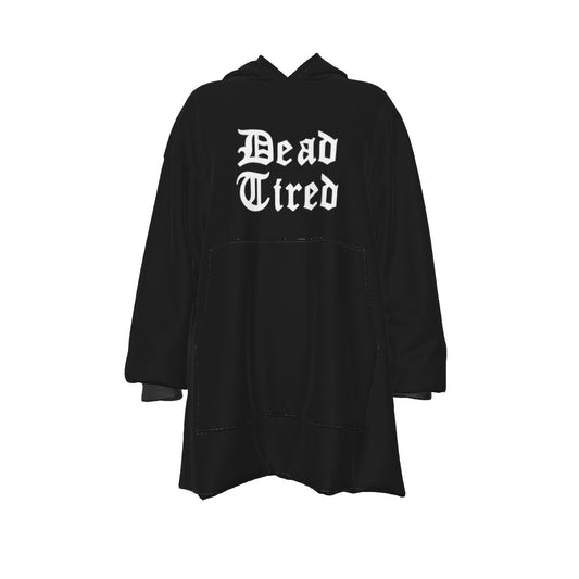 Dead Tired Fleece Hoodie Blanket