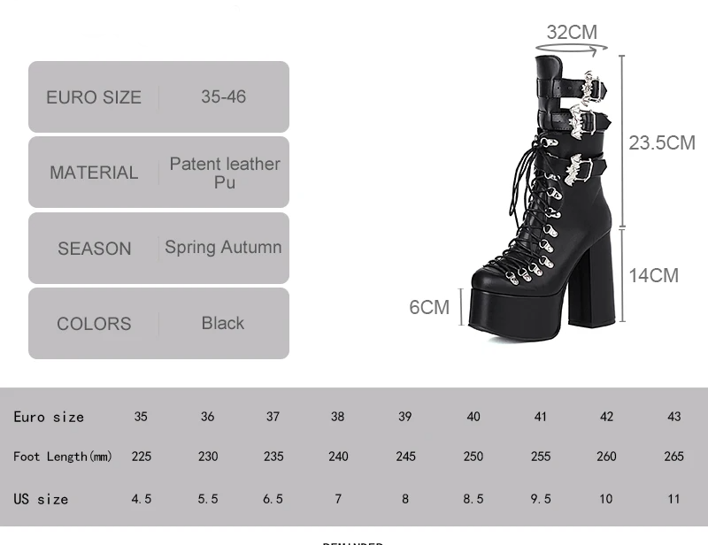 Gone Batty Platform Boots