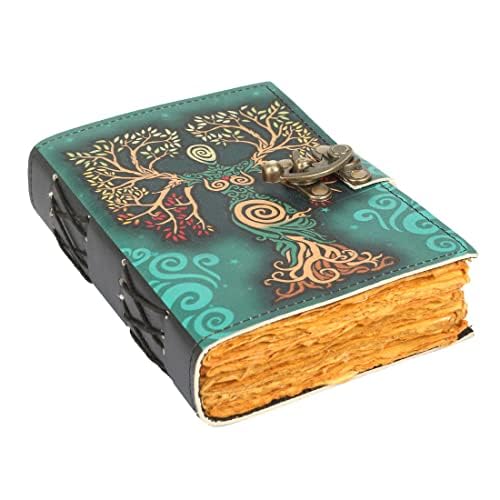 Various Designs Book of Spells Leather Bound Journal