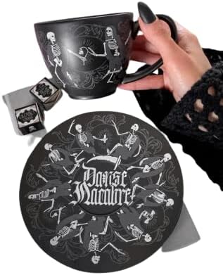 Macabre Teacup and Saucer