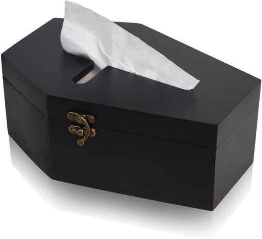 Coffin Tissue Box