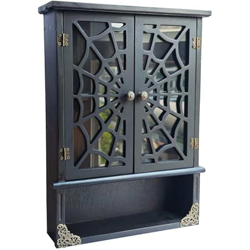 Spider Web Floating Gothic Shelf