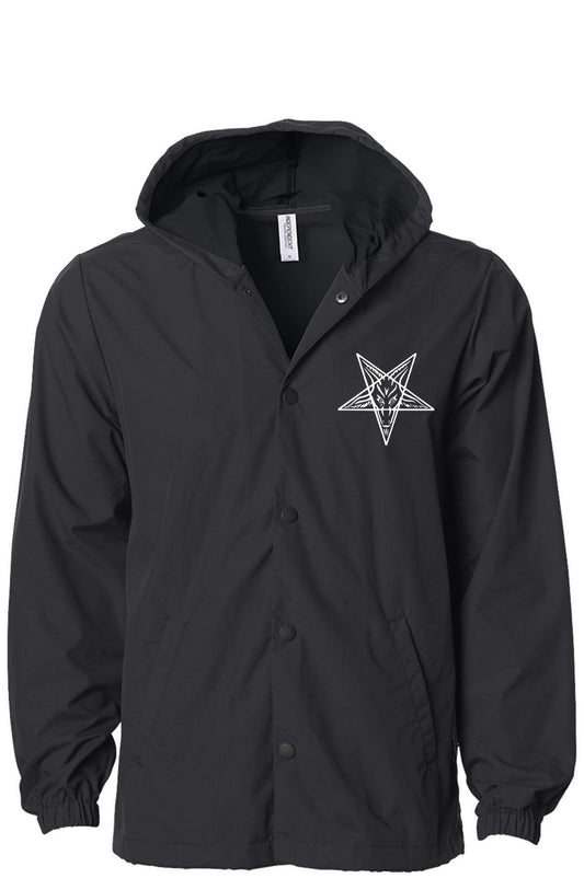 Baphomet Embroidered Windbreaker