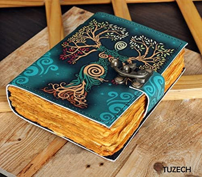 Various Designs Book of Spells Leather Bound Journal