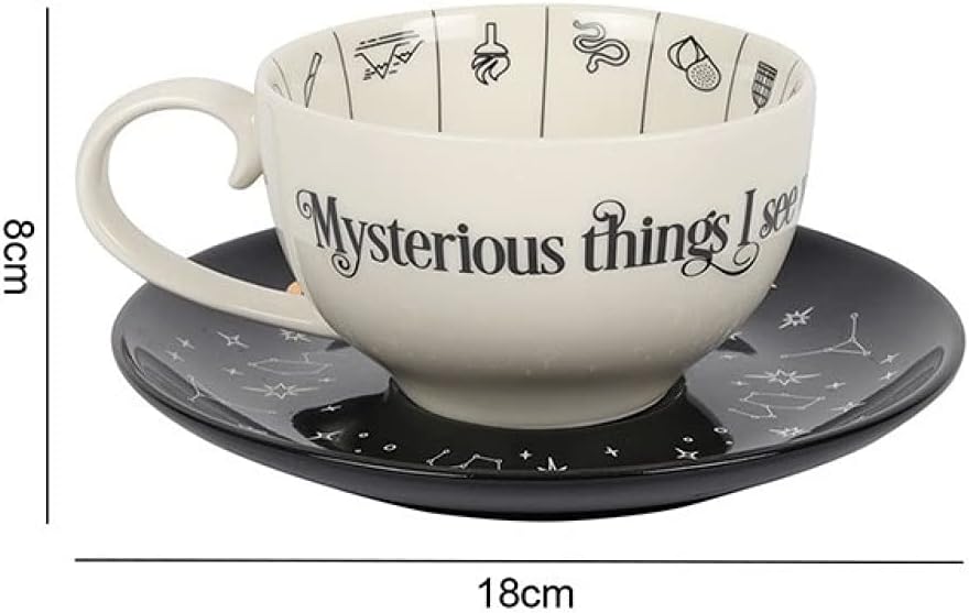 Fortune Telling Teacup and Saucer