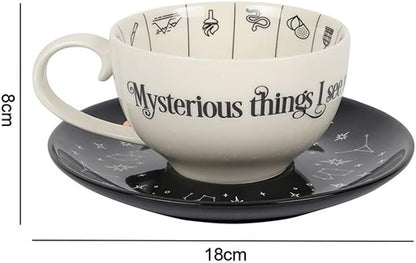 Fortune Telling Teacup and Saucer