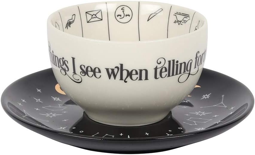 Fortune Telling Teacup and Saucer