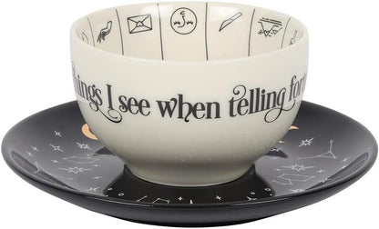 Fortune Telling Teacup and Saucer