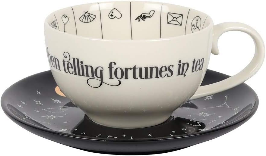 Fortune Telling Teacup and Saucer
