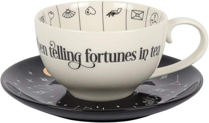 Fortune Telling Teacup and Saucer