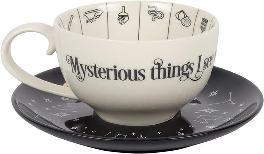Fortune Telling Teacup and Saucer