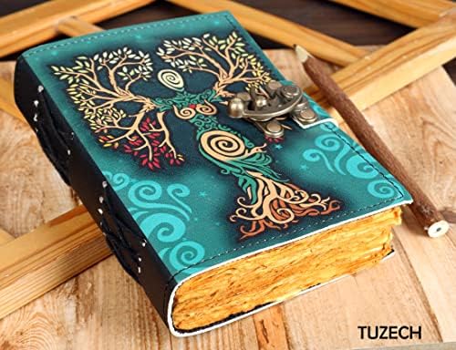 Various Designs Book of Spells Leather Bound Journal