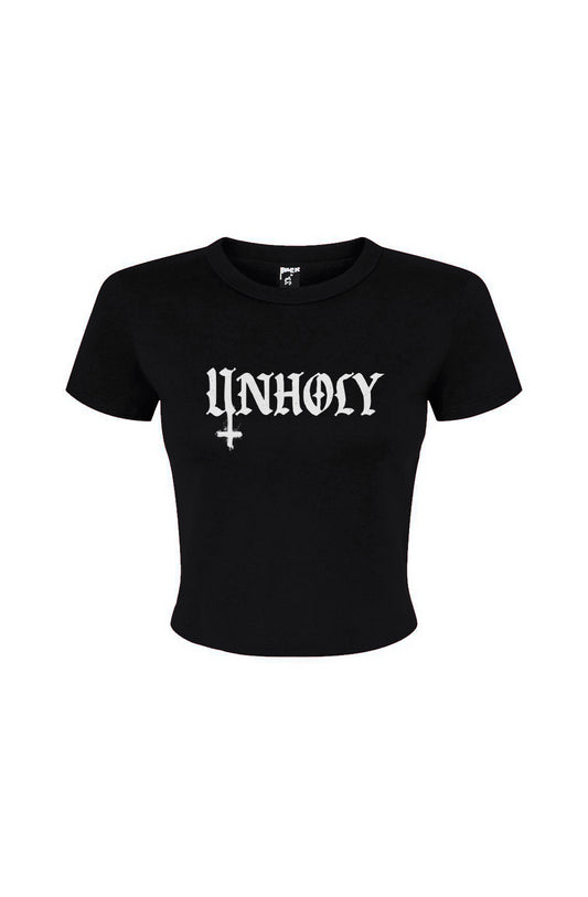 Unholy Micro Rib Baby Tee
