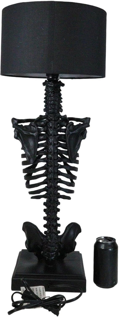 Black Skeleton Rib Cage Table Lamp