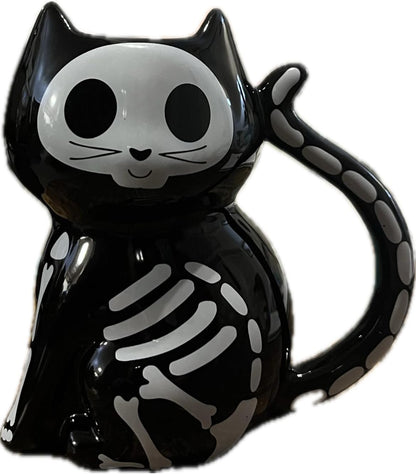 Skeleton Cat Mug