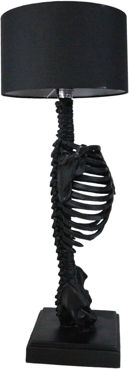 Black Skeleton Rib Cage Table Lamp