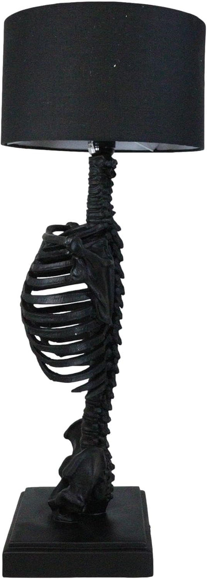 Black Skeleton Rib Cage Table Lamp