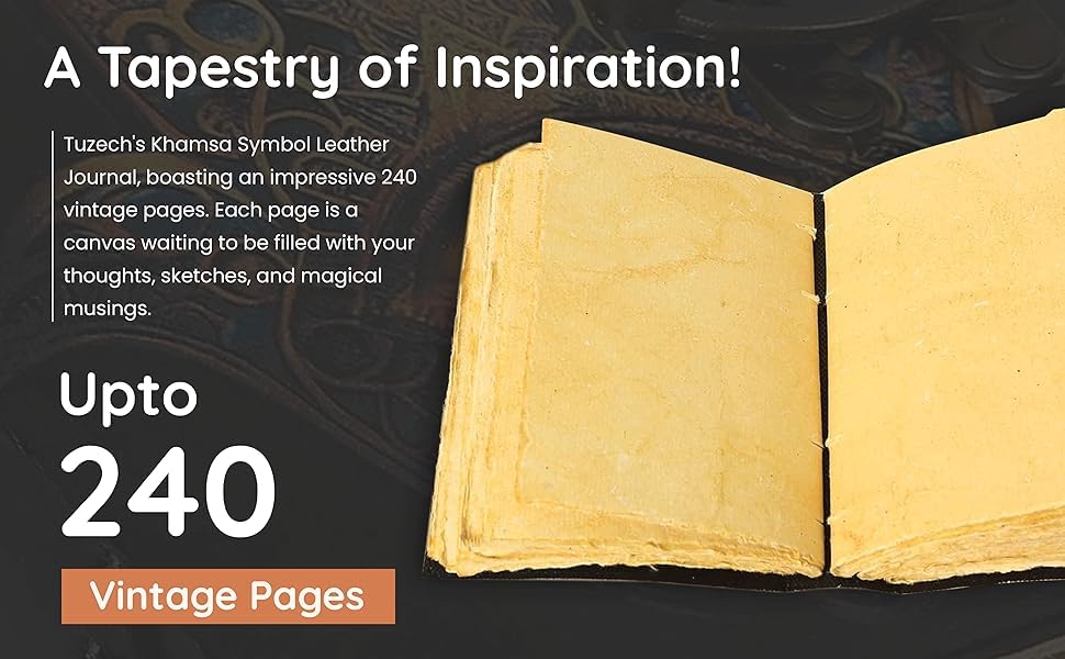 Various Designs Book of Spells Leather Bound Journal