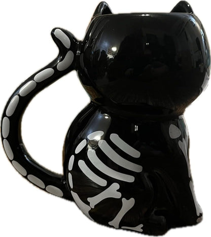 Skeleton Cat Mug