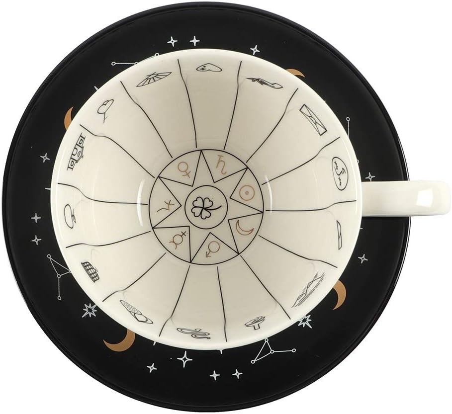 Fortune Telling Teacup and Saucer