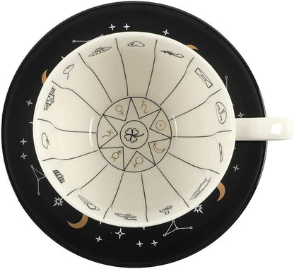 Fortune Telling Teacup and Saucer