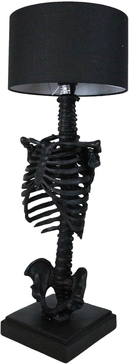Black Skeleton Rib Cage Table Lamp