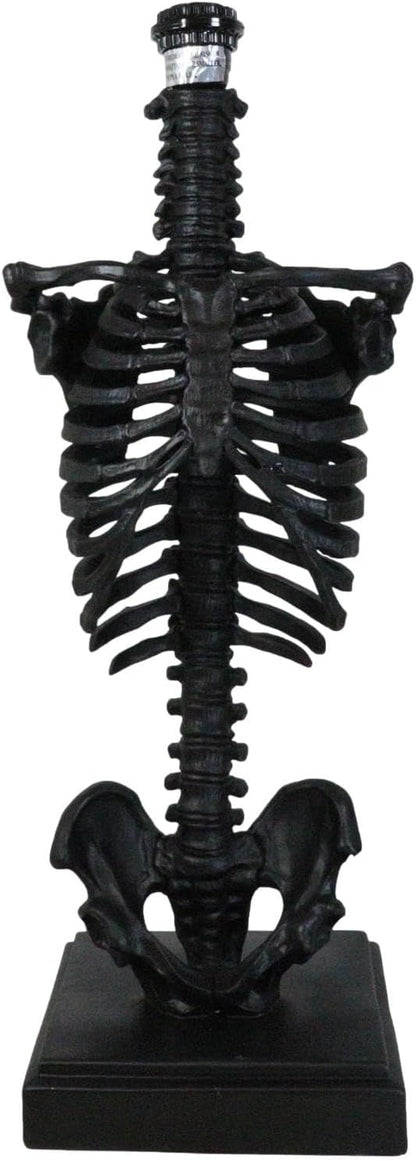 Black Skeleton Rib Cage Table Lamp