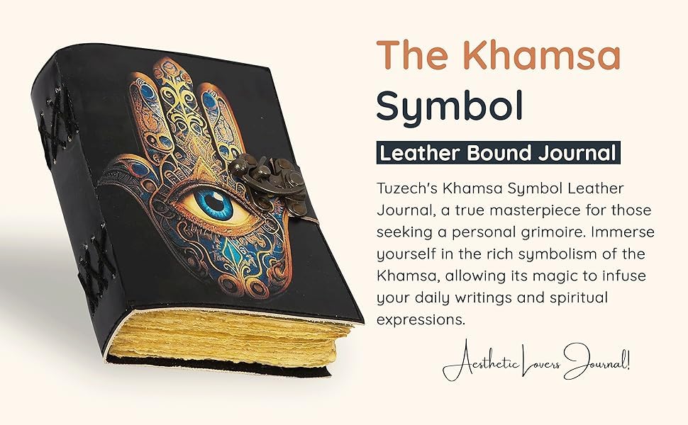 Various Designs Book of Spells Leather Bound Journal