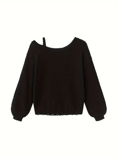 Spider Web Knitted Sweater