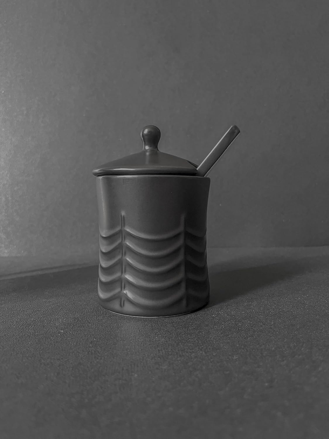 Black Spiderweb Sugar and Creamer Set