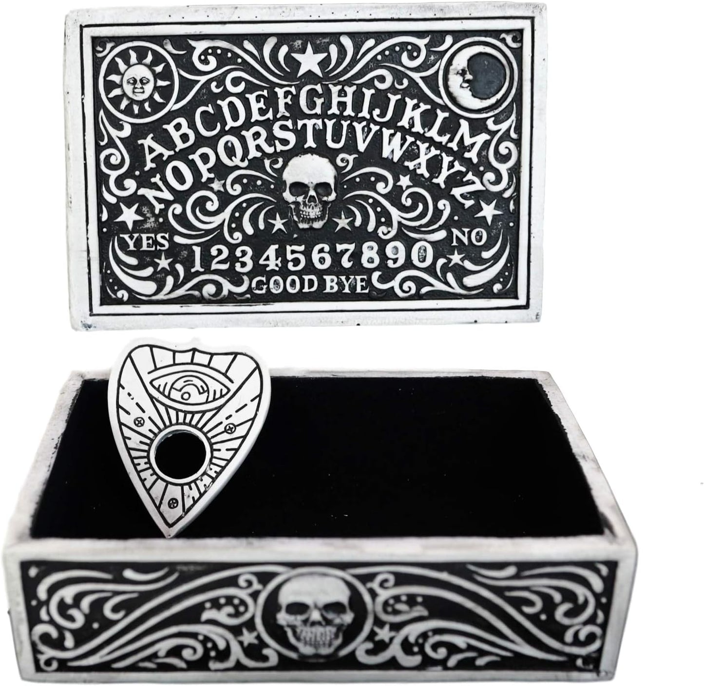 Ouija Spirit Board Decorative Trinket Box With Planchette