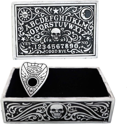 Ouija Spirit Board Decorative Trinket Box With Planchette