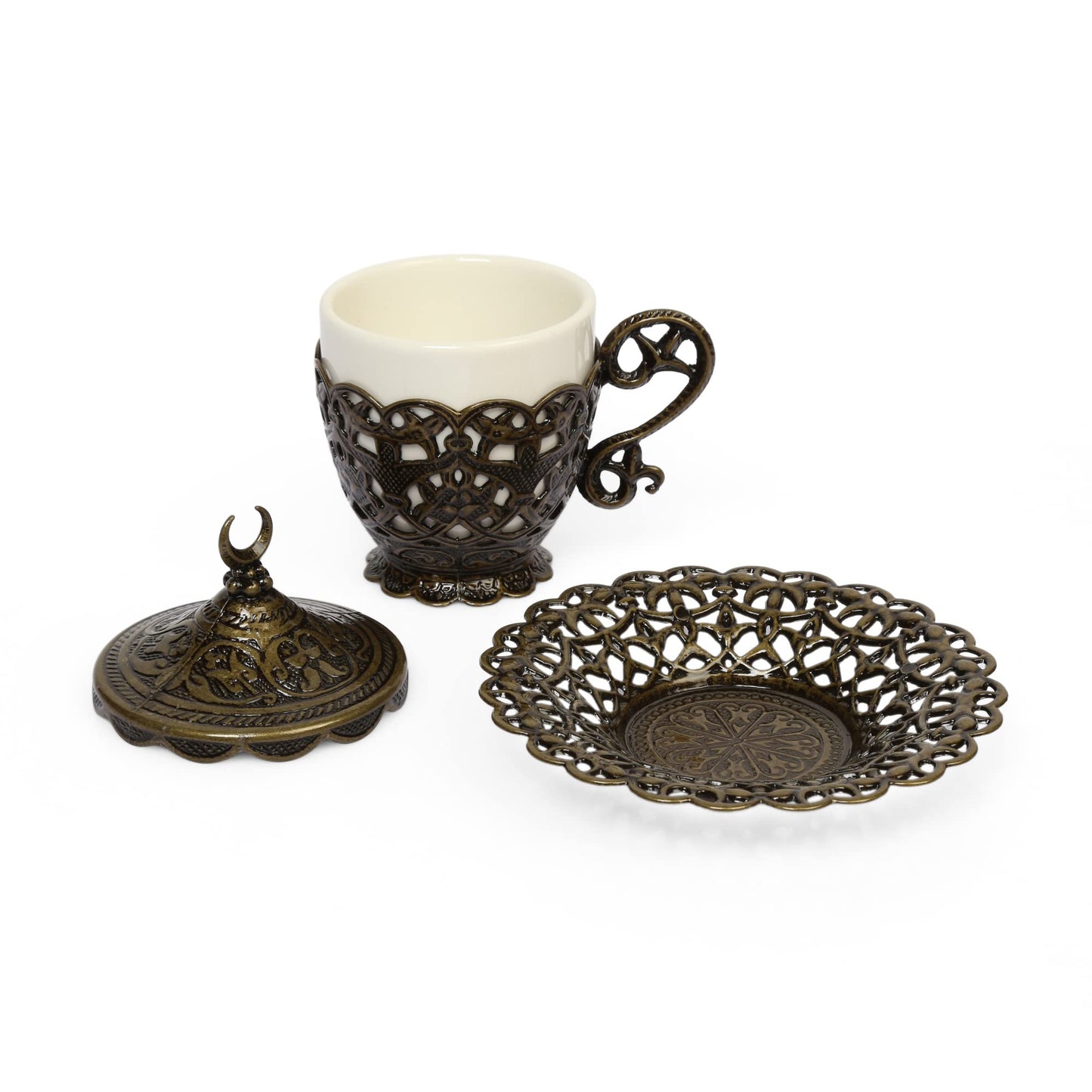 Crescent Motif Turkish Mug