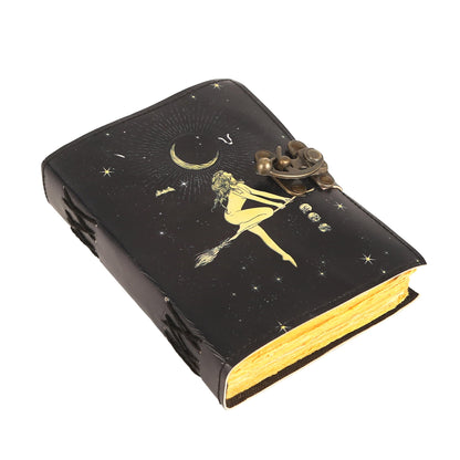 Various Designs Book of Spells Leather Bound Journal