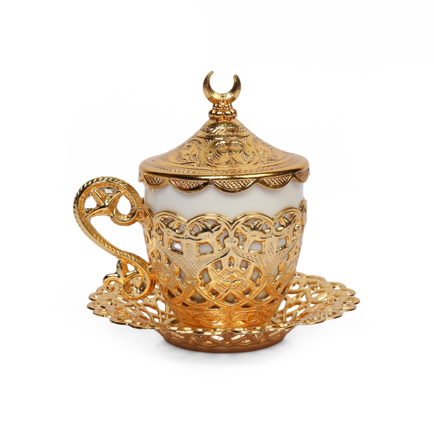 Crescent Motif Turkish Mug