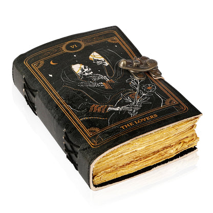 Various Designs Book of Spells Leather Bound Journal