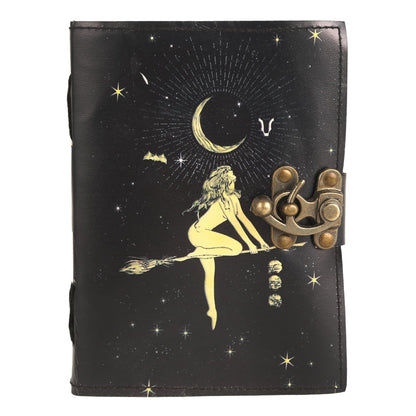 Various Designs Book of Spells Leather Bound Journal