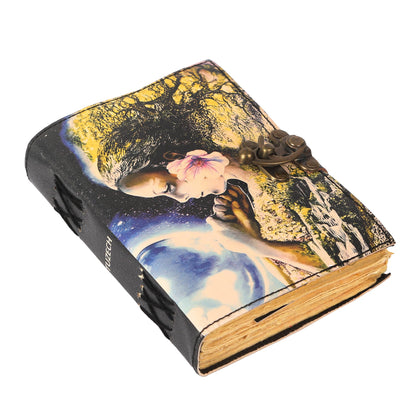 Various Designs Book of Spells Leather Bound Journal