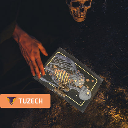 Various Designs Book of Spells Leather Bound Journal